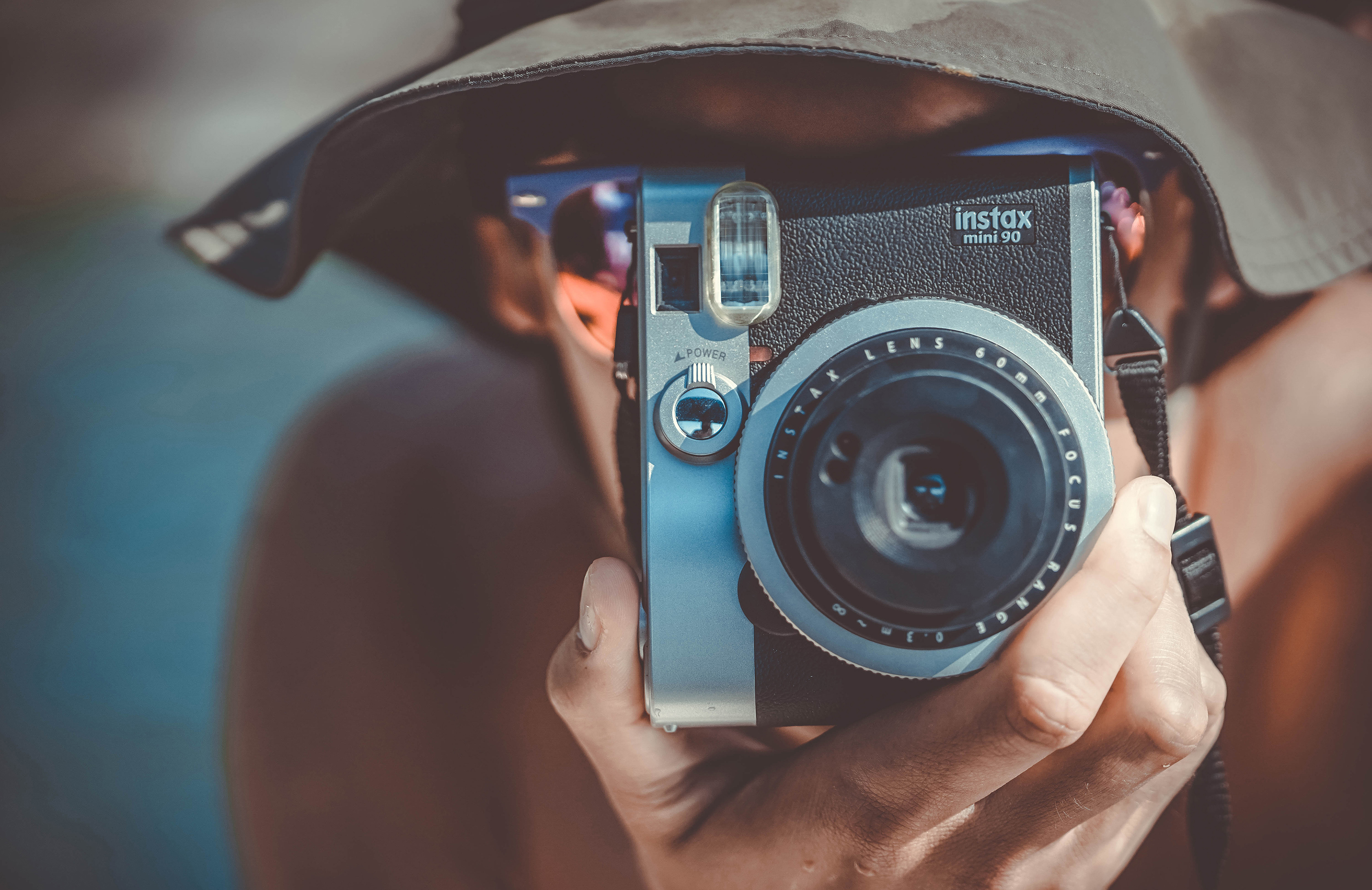 Close up of camera